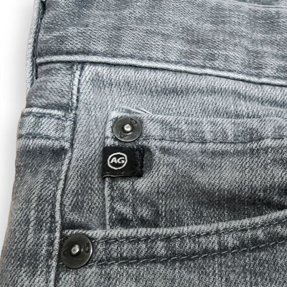 AG Adriano Goldschmied The Nikki Relaxed Skinny Grey Distressed US 24 - Picture 8 of 13